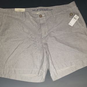 Gap, size 16, white and blue pin stripe